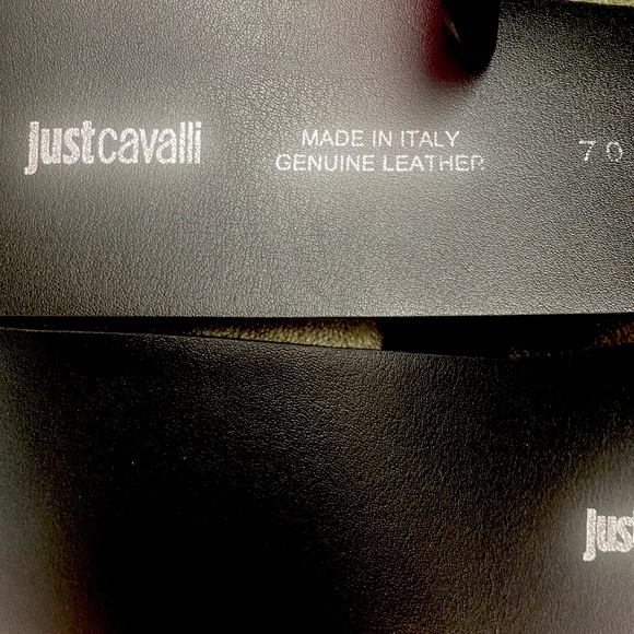 Roberto Cavalli patent leather Barbie pink neon wide waist belt adjustable - Picture 10 of 10